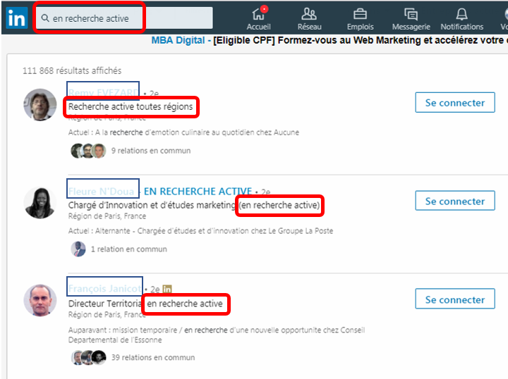 Voici 3 Raisons Pour Lesquelles Afficher Que Vous Etes En Recherche Active Sur Linkedin Freinera Vos Demarches Pour Trouver Un Job Questions D Emploi