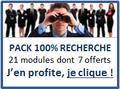 Pack 100% recherche