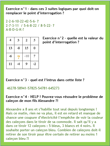 Tests psychotechniques, www.questionsdemploi.fr