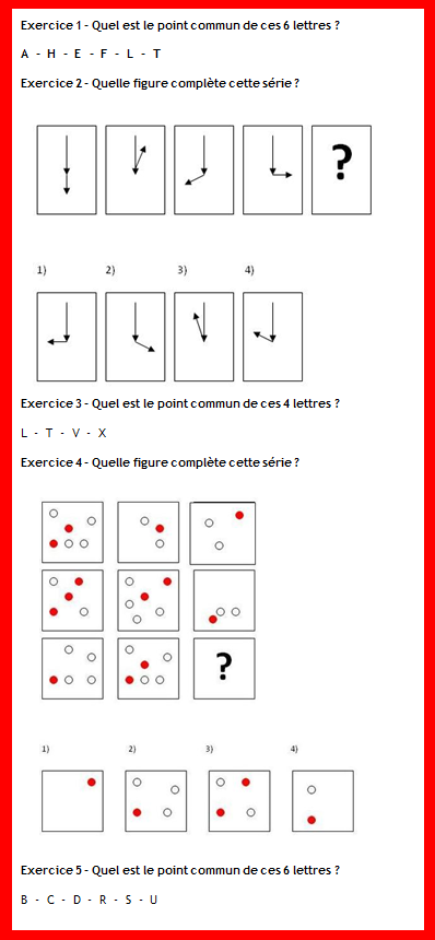 Test 12 psychotechnique, questionsdemploi.fr