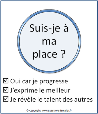Microcoaching n°17, suis-je à ma place