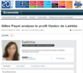 20minutes.fr, audit Viadeo par Gilles Payet, profil Laetitia, 23 février 2014