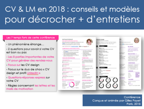 Conference CV et LM